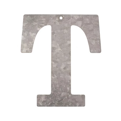 Litera din zinc - T, 12 cm