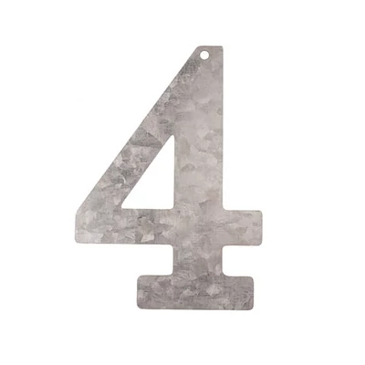 Număr de zinc - 4, 12 cm