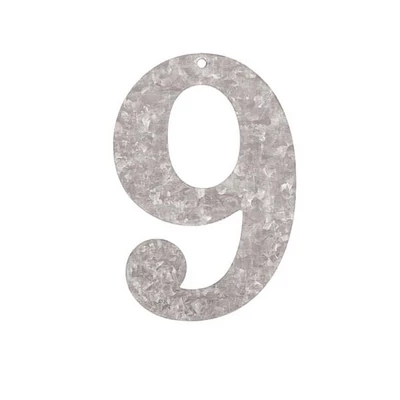 Număr de zinc - 9, 12 cm