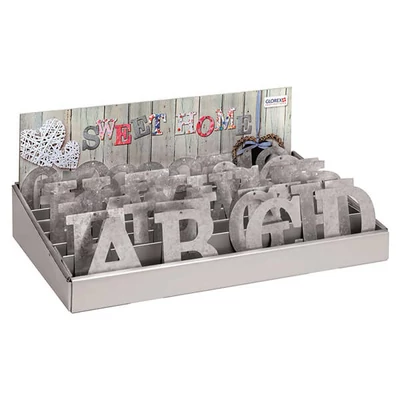 Litera din zinc - C, 12 cm