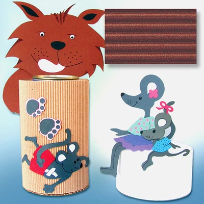 Carton ondulat - 50x70 cm - 75, maro