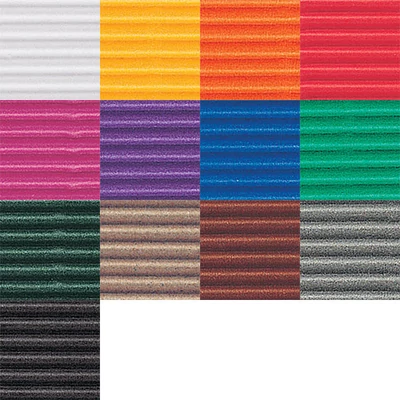 Carton ondulat - 50x70 cm - in diverse culori
