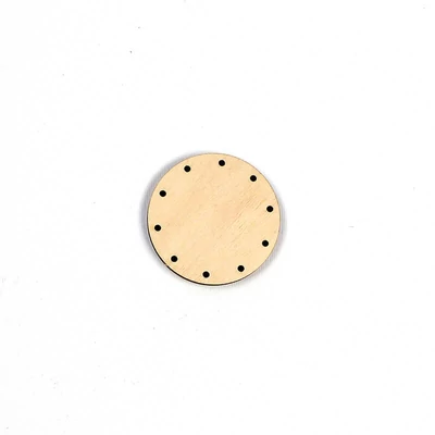 Bază de țesut coș, cerc - 5 cm, dimensiunea găurii de 2,5 mm