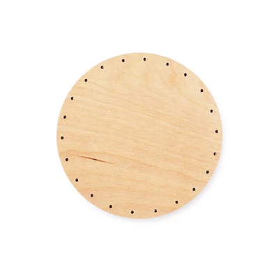 Baza de țesut coș, cerc - 13 cm, dimensiunea găurii de 2,5 mm