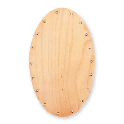 Baza de țesut coș, ovală - 10x17 cm, dimensiunea găurii de 2,5 mm