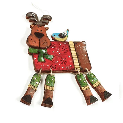 Pachet de artizanat decoratiuni brad de Crăciun  - Ren in hanorac