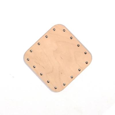 Baza de țesut coș, pătrată - 9x9 cm, dimensiunea găurii de 2,5 mm