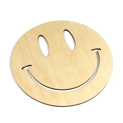 Coaster de lemn - Smile