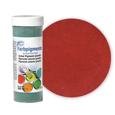 Pudră pigment, 100 ml - 08 roșu mediu