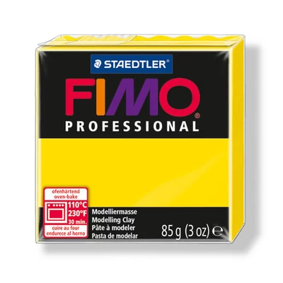 FIMO Professional Plastilină care se întărește la coacere , 85 g - galben (8004-100)