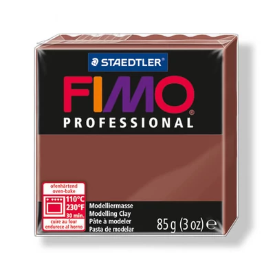 FIMO Professional Plastilină care se întărește la coacere , 85 g - ciocolata (8004-77)
