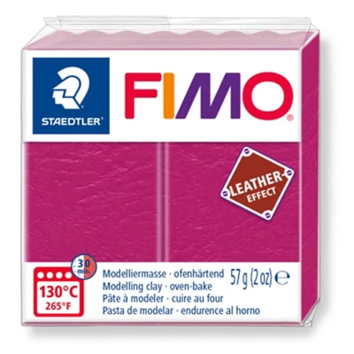 FIMO Leather Effect plastilină care se întărește la coacere 57 g - fructe de pădure (8010-229)