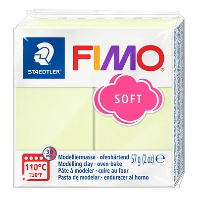 Plastilină care se întărește la coacere  FIMO Soft, 57 g - vanilie pastel (8020-105)