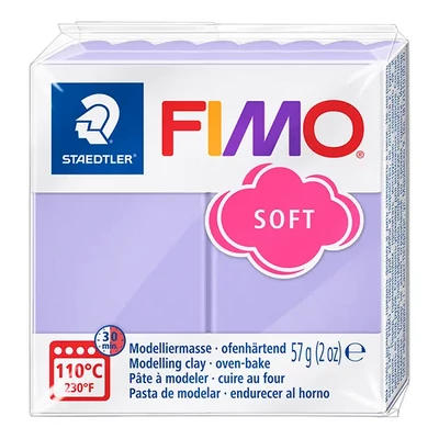 FIMO Soft plastilină care se întărește la coacere , 57 g - liliac pastel (8020-605)