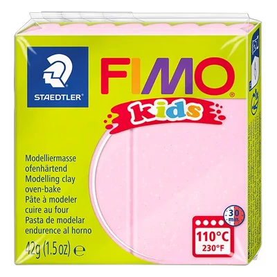 FIMO Kids Plastilină care se întărește la coacere , 42 g - roz perlat (8030-206)