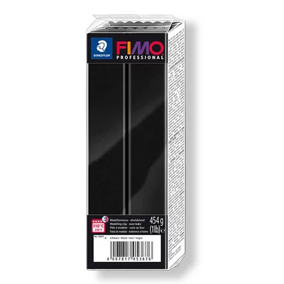 FIMO Professional Plastilină care se întărește la coacere , 454 g - negru 8041-9