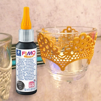 FIMO Liquid, Deco gel, 50 ml - negru