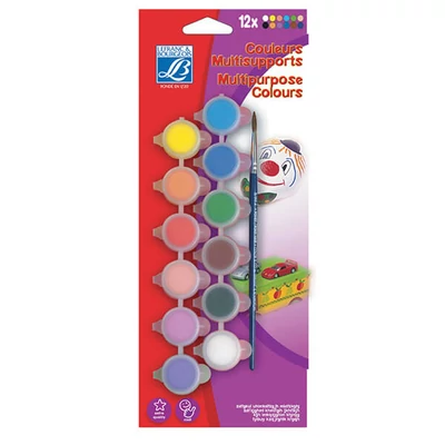Set Vopsea acrilică pentru copii - 12x5 ml, Junior