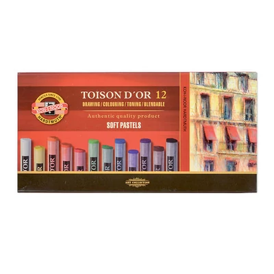 Set cretă pastel uscat Toison d'Or - 12 buc