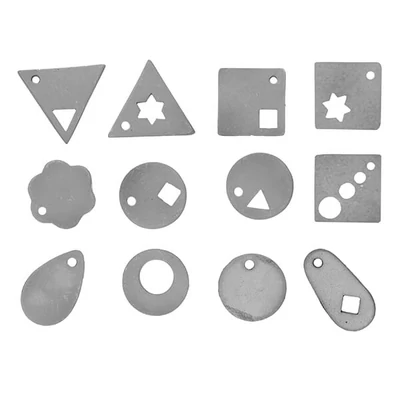 Matriță pentru bijuterii - Ajurat geometric, 12 modele