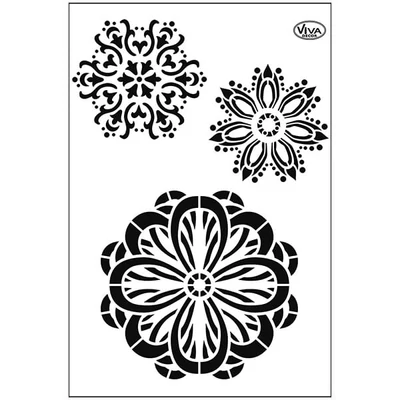 Șablon, 21x29,7 cm - Mandala