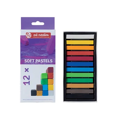 Set crete pastel uscat Talens Art Creation, 12 buc
