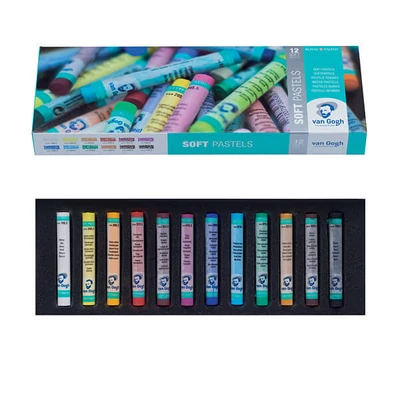 Set crete pastel uscat Talens Van Gogh, 12 buc