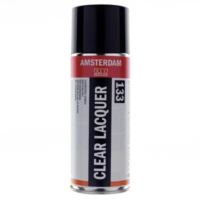 Talens Amsterdam 133 lac spray, lac special de protectie pentru suprafete dure - 400 ml