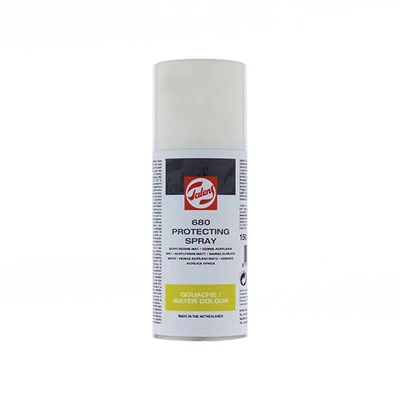 Talens 680 lac spray, lac protector pentru guașă și acuarelă - 150 ml