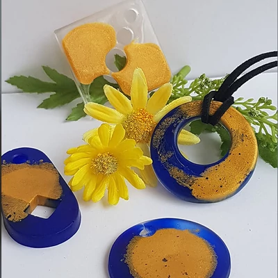Pudră colorantă pigmentată din rășină cu efect sidef - in diverse culori