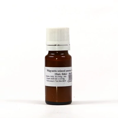 Colorant rășină sintetică, pastă de acoperire, 10 ml - alb