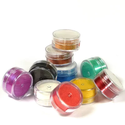 Pudră colorantă pigmentată din rășină cu efect sidef - in diverse culori