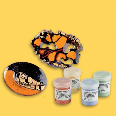 Pulbere cloisonne pulbere de email, 45 g - acoperitor galben soare