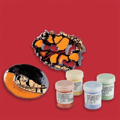 Pulbere cloisonne pulbere de email, 45 g - acoperitor purpuriu