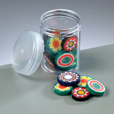 Piese de sticla Millefiori - 15-20 mm, 40 g