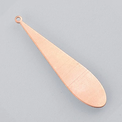 Bază pandativ email din cupru- picatura, 53x12 mm