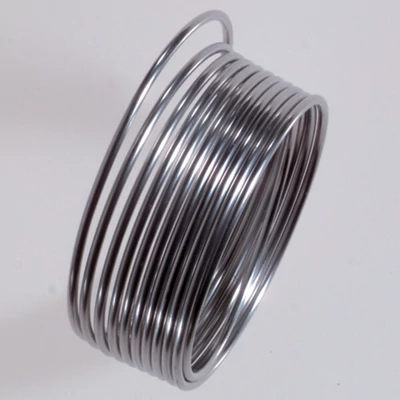 Sârmă de aluminiu, 2 mm - 5 m - culoare argintie