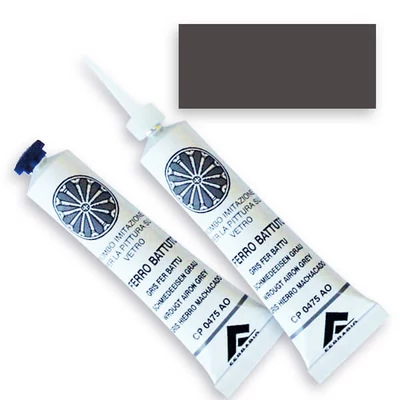 Vopsea de contur Ferrario, , nu se poate arde, colorată, 20 ml - gri, 01