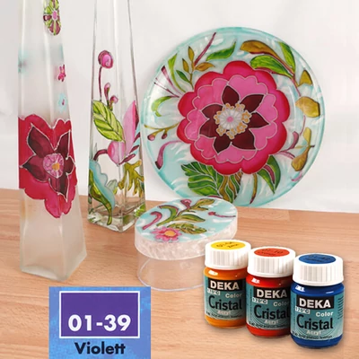 Vopsea sticlă Deka Color Cristal 25 ml - 39 violet