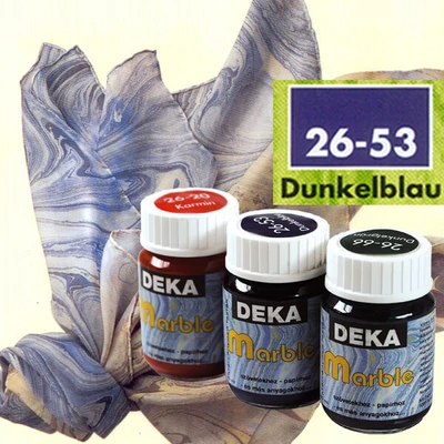Vopsea pentru marmorare  Deka Marble 25 ml - 53 albastru inchis