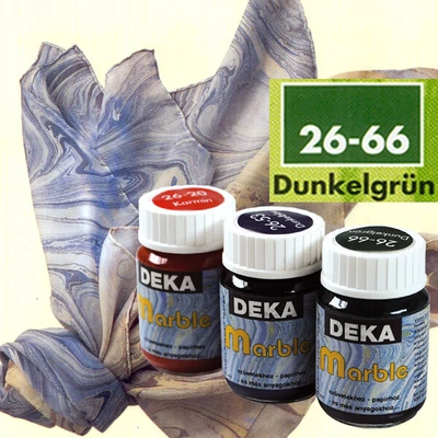 Vopsea pentru marmorare  Deka Marble 25 ml - 66 verde inchis
