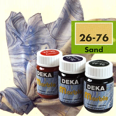 Vopsea pentru marmorare  Deka Marble 25 ml - 76 nisip