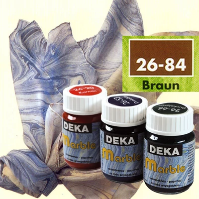 Vopsea pentru marmorare  Deka Marble 25 ml - 84 maro