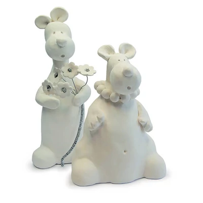 Darwi Kids plastilină cu uscare la aer, 500 g - alb