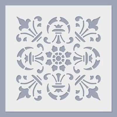 Șablon, 24,5x24,5 cm - Model de faianță 1