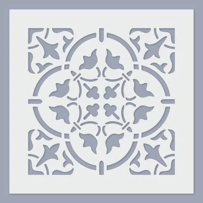 Șablon, 24,5x24,5 cm - Model de faianță 3