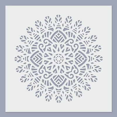 Șablon, 24,5x24,5 cm - Mandala 02