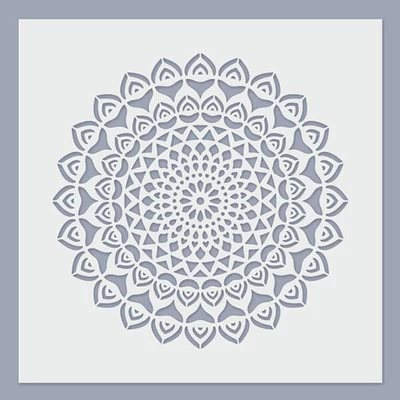 Șablon, 24,5x24,5 cm - Mandala 07