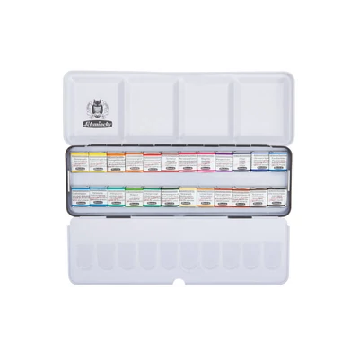 Set culori acuarelă Schmincke Horadam - în recipiente 24x1/2
