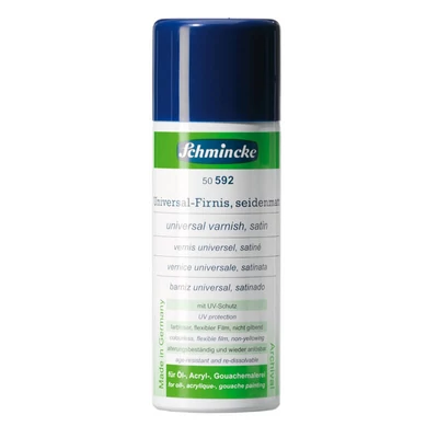 Spray de lac universal Schmincke, luciu mătăsos - 400 ml